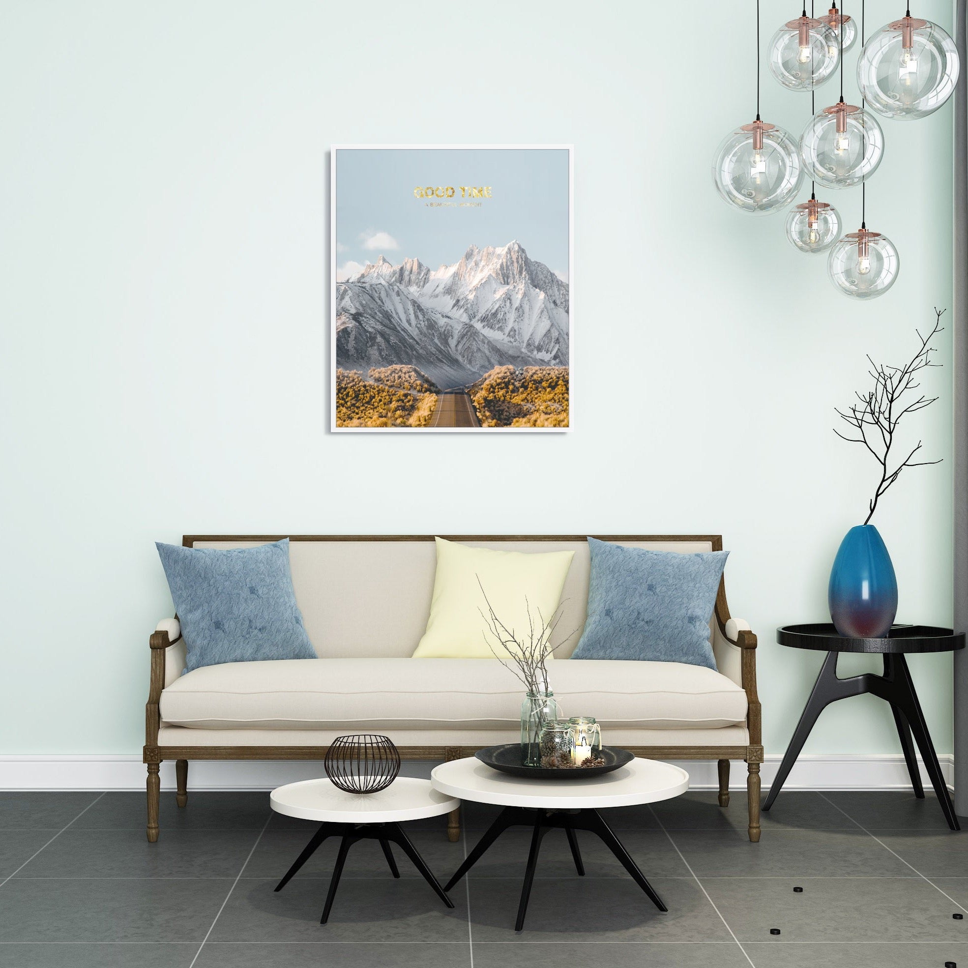 Infraroodpaneel 350watt met eigen foto 605*605*22mm incl. thermostaat & wifi app