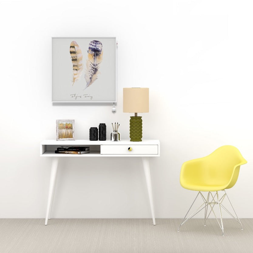 Infraroodpaneel 350watt met eigen foto 605*605*22mm incl. thermostaat & wifi app