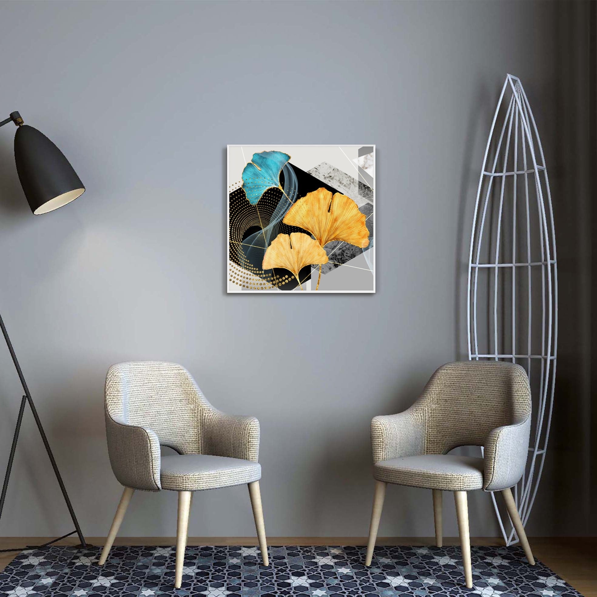 Infraroodpaneel 350watt met eigen foto 605*605*22mm incl. thermostaat & wifi app