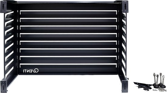 QVENTI - Airco Cover Buitenunit Omkasting Antraciet (100 x 75 x 50cm)